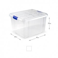 Caixa Plástico 42x36x25cm 25L