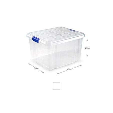 Caixa Plástico 42x36x25cm 25L