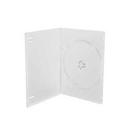 100un Caixa para CD/DVD 7mm -Transparente Rectangular 1un