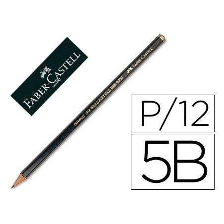 LAPIS DE GRAFITE FABER-CASTELL 9000 5B UNIDADE