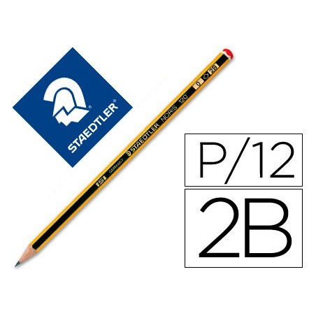 LAPIS DE GRAFITE STAEDTLER NORIS N.0 2B