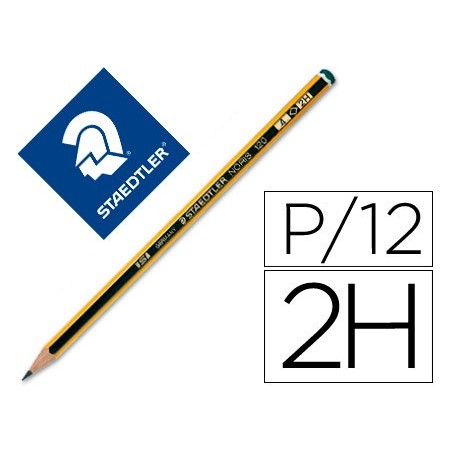 LAPIS DE GRAFITE STAEDTLER NORIS N.4 2H