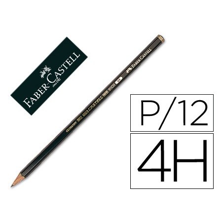 LAPIS DE GRAFITE FABER-CASTELL 9000 4H UNIDADE