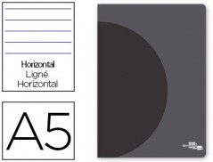 CADERNO AGRAFADO LIDERPAPEL 360 CAPA DE PLASTICO DIN A5 48 F