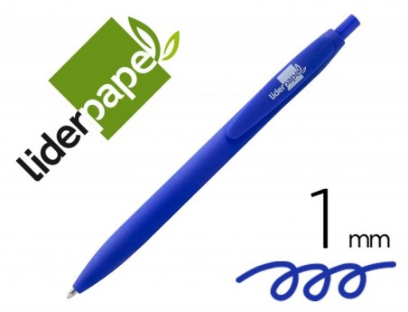 ESFEROGRAFICA LIDERPAPEL GUMMY TOUCH RETRATIL 1,0 MM TINTA A