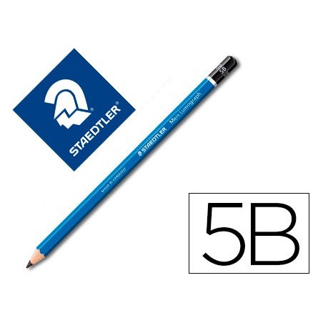 LAPIS DE GRAFITE STAEDTLER MARS LUMOGRAPH 100 5B UNIDADE