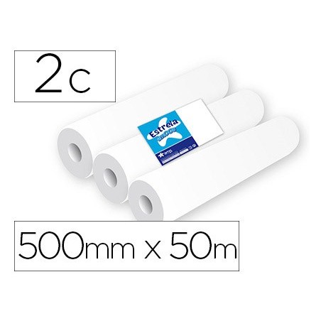ROLO PAPEL AMOOS PARA MACAS 2 FOLHAS 67 SERVICOS 500 MM X 50