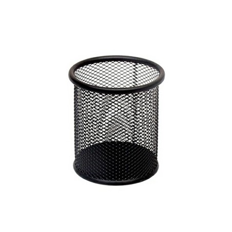 Porta Lapis Tipo Rede Redondo Preto