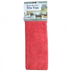 3un Pano Microfibras 30x40cm Vermelho 1un