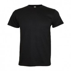 10un T-Shirt Adulto Algodão 155g Preto Tamanho L