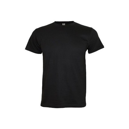 10un T-Shirt Adulto Algodão 190g Preto Tamanho S