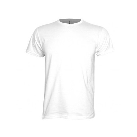 10un T-Shirt Criança Algodão 155g Branco Tamanho 9/11