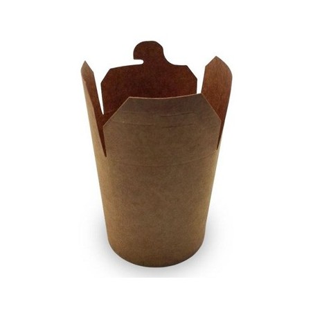 Caixa Cartolina Kraft 09,8x08,2x07cm para Menu 500ml 50un