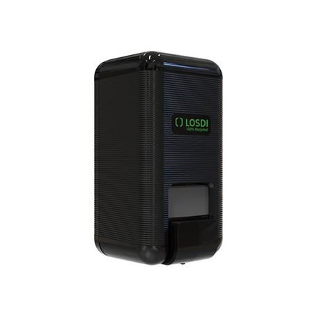 Saboneteira Enchimento Plástico Eco Luxe Losdi Preto 1L