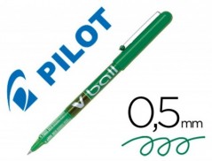 MARCADOR PILOT ROLLER V-BALL VERDE 0.5 MM