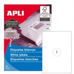 Etiquetas 210x297 Apli 500 Folhas A4 500un
