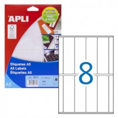 Etiquetas 31x100 Apli 01873 15 Folhas A5 120un / Escritorio