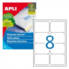 Etiquetas 99,1x67,7 Apli 100 Folhas A4 100un