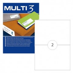 Etiquetas 210x148 Multi3 100 Folhas A4 200un