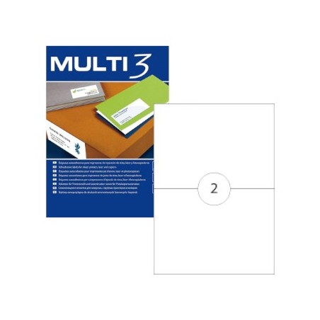 Etiquetas 210x148 Multi3 100 Folhas A4 200un