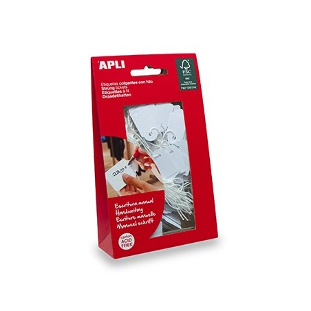 Etiquetas 11x29mm c/Fio Apli Branca 200un / Papeis e Transfo