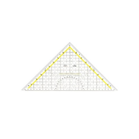 Esquadro Desenho HYP32,5cm Aristo AR16482 com Pega Fixa