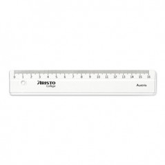 Régua Plástico Cristal 16cm Aristo Geocollege AR23017