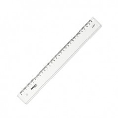 Régua Plástico Cristal 30cm Aristo Geocollege AR23030