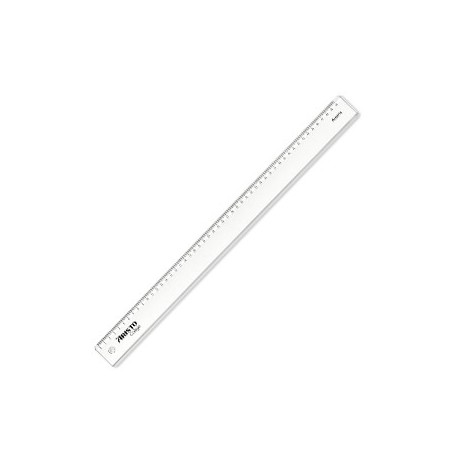 Régua Plástico Cristal 50cm Aristo Geocollege AR23050