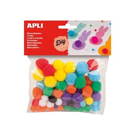Pom Pom Apli Cores Sortidas 78un