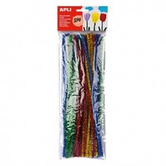 Chenille Apli Cores Brilhantes Sortidas 50un