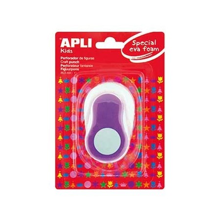 Furador Apli Formato Redondo Lilas 16mm 1un