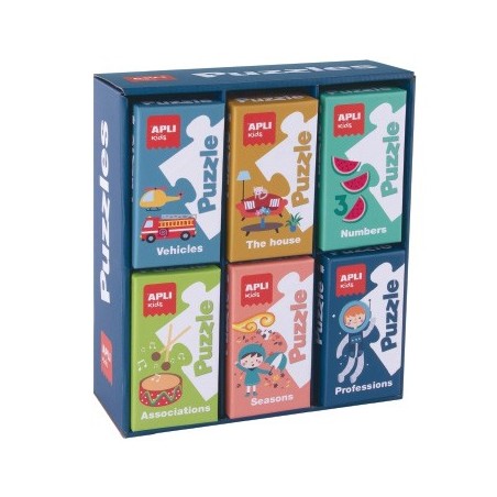 Expositor Puzzle Apli Kids 6un (Vermelho) / Escritorio e Pap