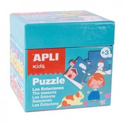 APLI Jogo Puzzle Apli Kids Tema 4 Estacoes 24 Pecas Escritor
