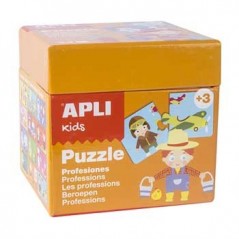 APLI Jogo Puzzle Apli Kids Tema 12 Profissoes 24 Pecas Escri