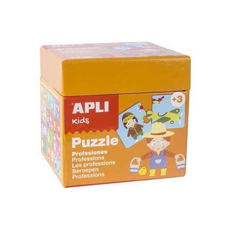 APLI Jogo Puzzle Apli Kids Tema 12 Profissoes 24 Pecas Escri