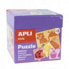 APLI Jogo Puzzle Apli Kids Tema 6 Cores 24 Pecas Escritorio