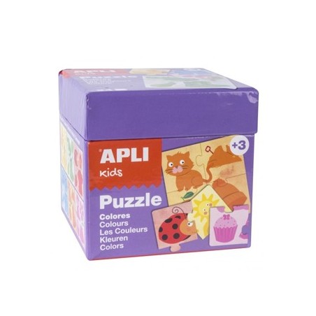 APLI Jogo Puzzle Apli Kids Tema 6 Cores 24 Pecas Escritorio