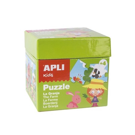 APLI Jogo Puzzle Apli Kids Tema A Fazenda 24 Pecas Escritori