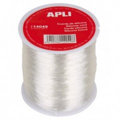 Elástico Fio Silicone Apli Transparente 7mmx100m 1un