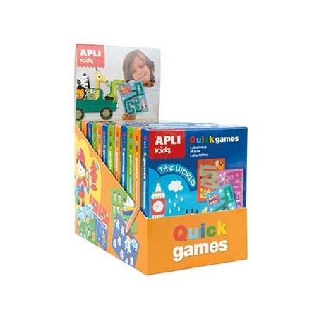 Expositor Apli Kids Quick Games 3 Temas 12un / Escritorio e