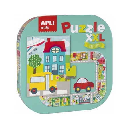 Jogo Puzzle Apli Tema Cidade XXL 20 Pecas