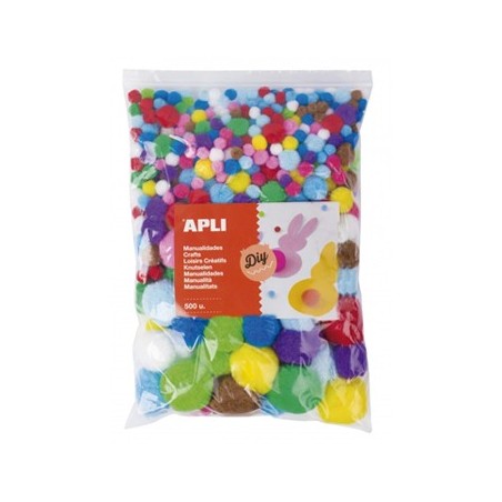 Pom Pom Apli Cores Sortidas 500un