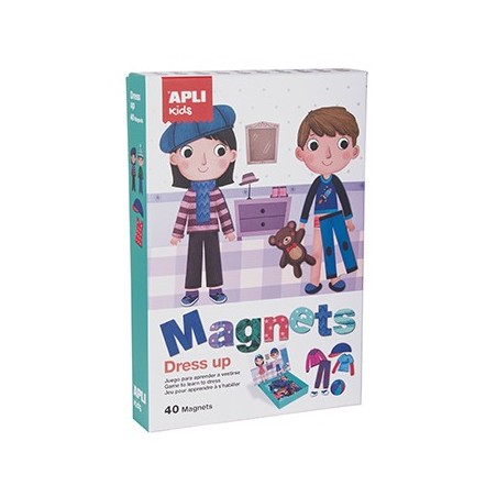 Jogo Educativo Magnético Apli Vestuário 40 Peças