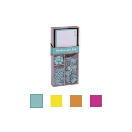 12un Kit Escritorio Apli Soft Fluor Sortido 1un