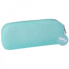 2un Estojo Silicone Apli Soft Glitter Verde 1un