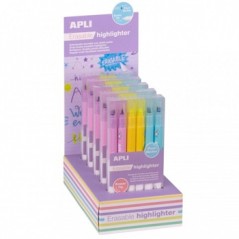 Marcadores Apagáveis Dupla Ponta Apli Expositor 5x6un