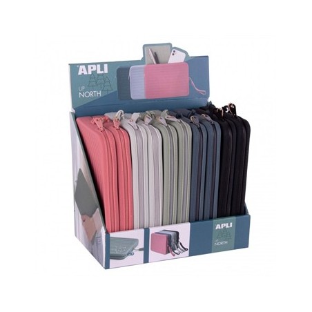 Bolsa Silicone XL Up North com Fecho Apli Expositor 10un