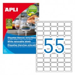 Etiquetas Removiveis 36,8x23,8 100 Folhas A4 5500un / Papeis