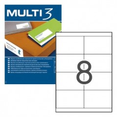 Etiquetas 105x70 Multi3 100 Folhas A4 1000un / Papeis e Tran